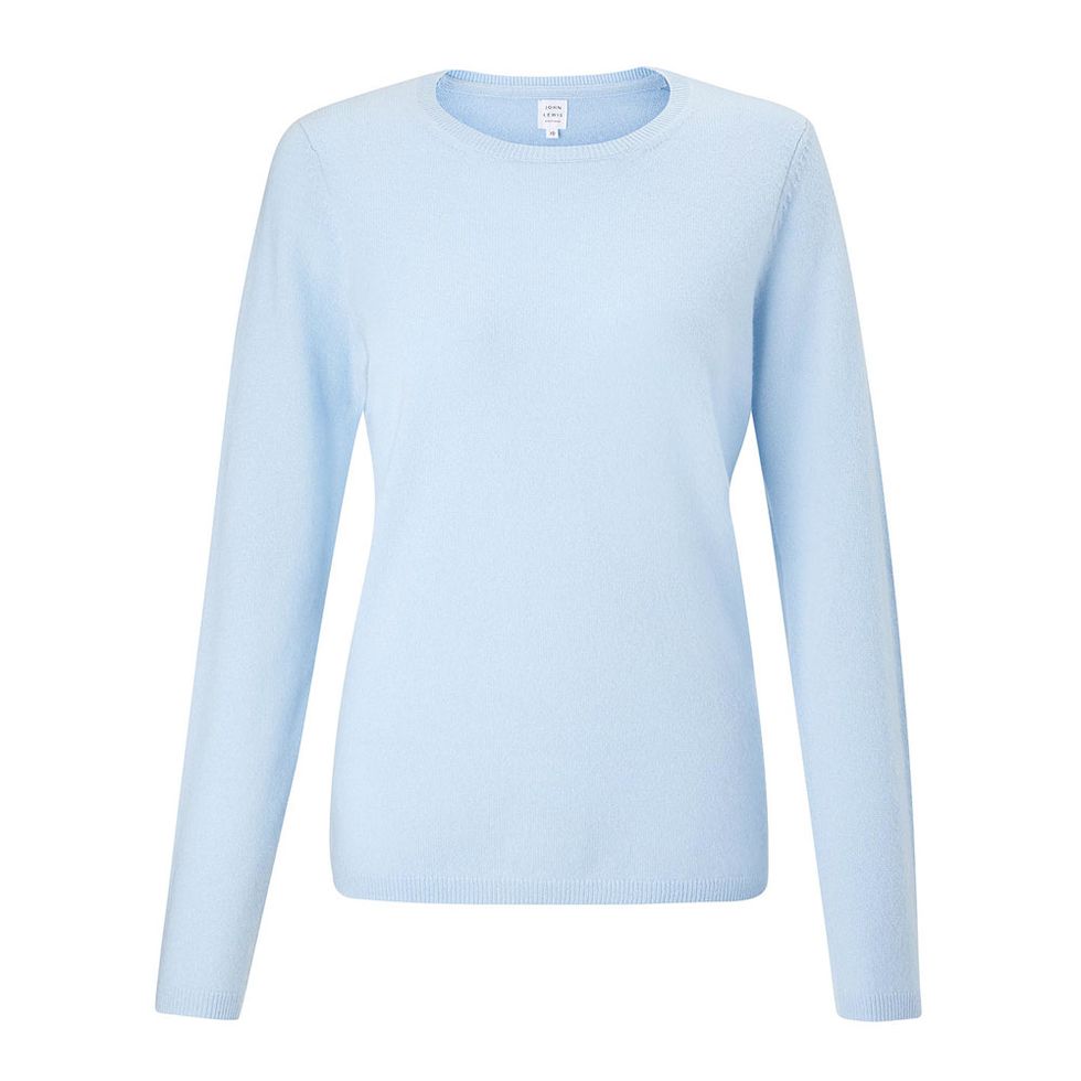 Clothing, Long-sleeved t-shirt, Sleeve, White, Blue, T-shirt, Neck, Outerwear, Sweater, Top, 