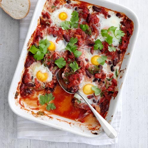 best egg recipes spicy baked eggs