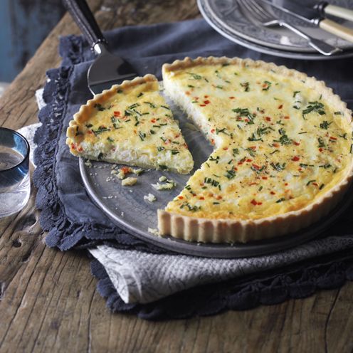 How to make crab quiche