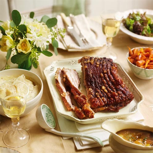 Food, Serveware, Dishware, Beef, Cuisine, Tableware, Dish, Table, Pork, Plate, 