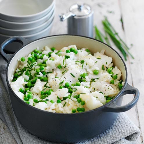 baked haddock risotto