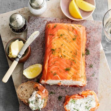 smoked salmon and mackerel terrine