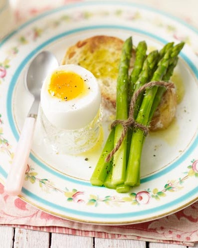 best egg recipes duck eggs with asparagus