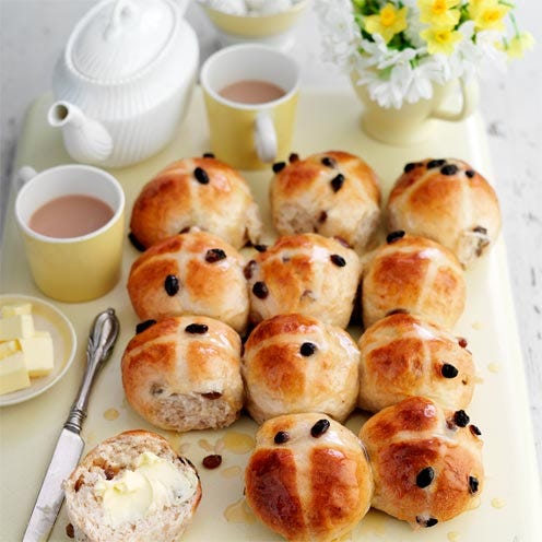 hot cross bun recipes