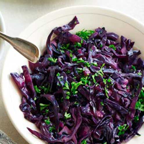 Spiced red cabbage