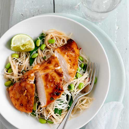 Teriyaki Chicken with Noodle Salad