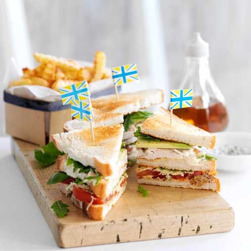 chicken club sandwich
