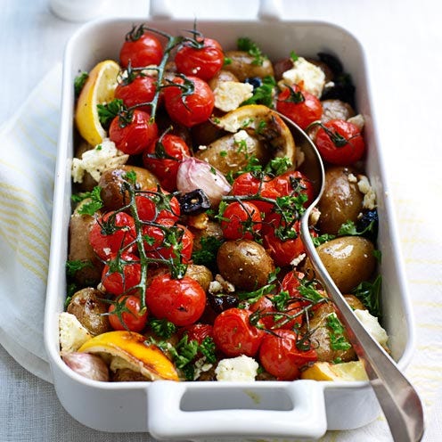 Vegetarian potato dish