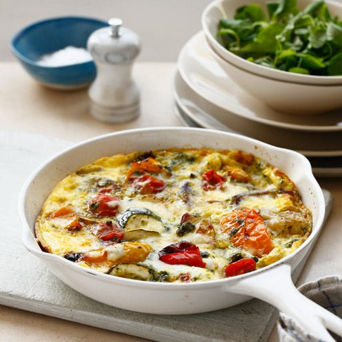 Roasted vegetable frittata