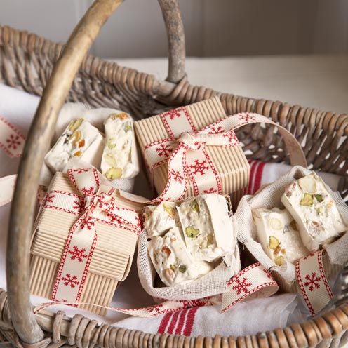 Quick, easy nougat for holidays and Christmas 🎄! No baking