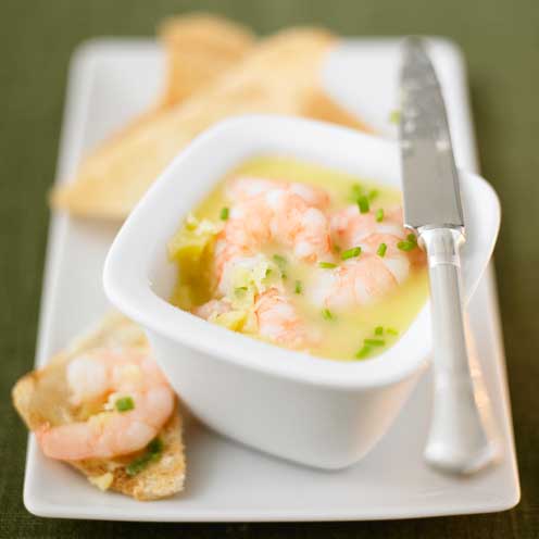 Potted Prawns