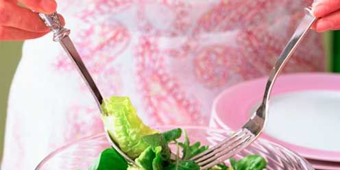 Food, Dishware, Ingredient, Tableware, Produce, Kitchen utensil, Vegetable, Serveware, Leaf vegetable, Cutlery, 