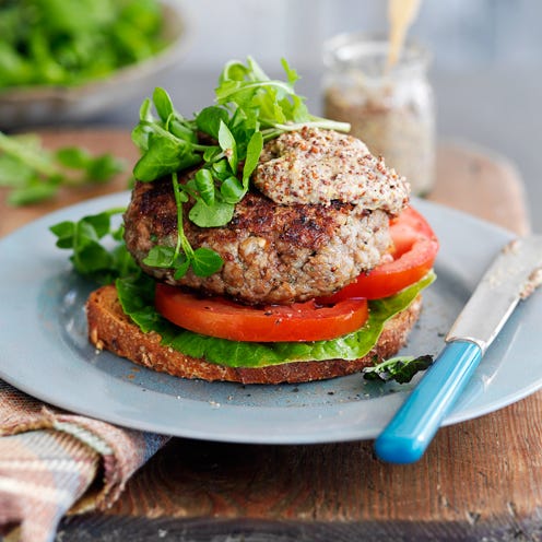 lentil and beef burgers