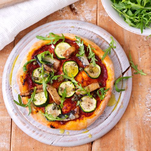 best courgette recipes sardine and courgette pizza