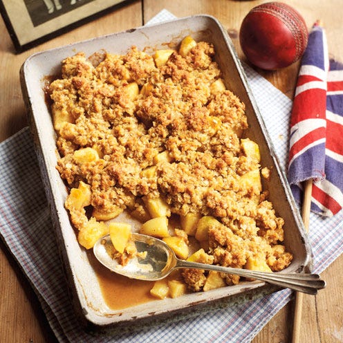 best apple recipes flapjack apple crumble