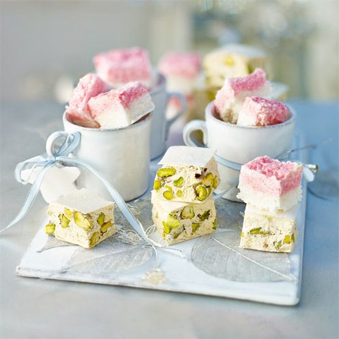 homemade christmas gifts pistachio and honey nougat