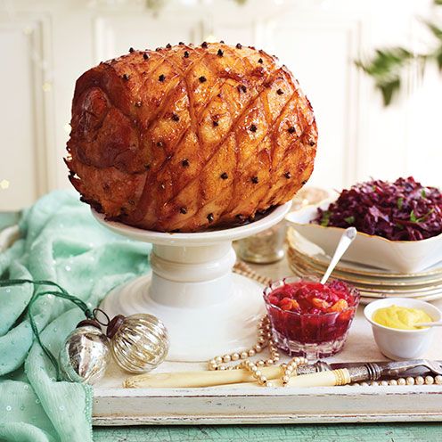 Cider Glazed Baked Holiday Ham Recipe