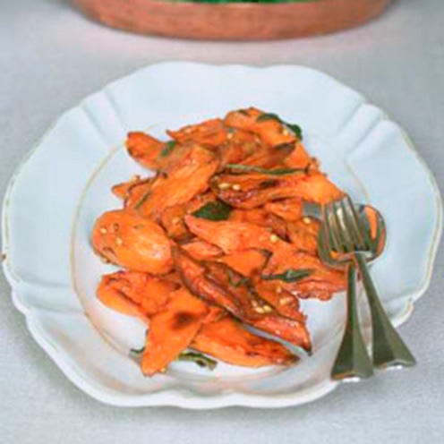 Roasted Sweet Potatoes With Fresh Sage