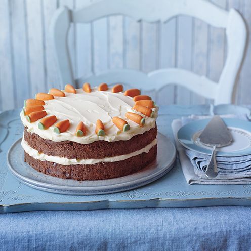 Carrot Cake - Layer Cake Version with Cream Cheese Frosting - Just so Tasty