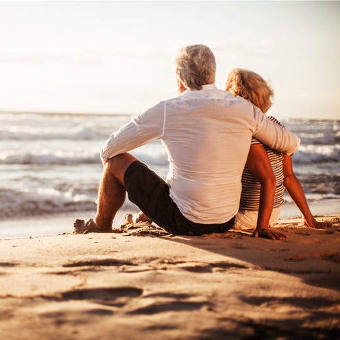 People on beach, Elbow, People in nature, Summer, Ocean, Beach, Interaction, Vacation, Romance, Back, 