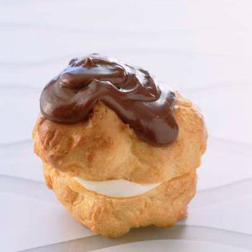 chocolate choux buns