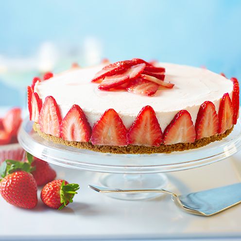 strawberry yoghurt cheesecake