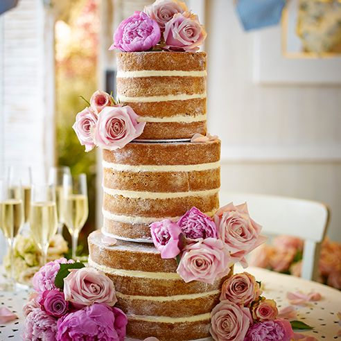 Reveal Back 7 Tier Wedding Cake — Dellissima Cakes