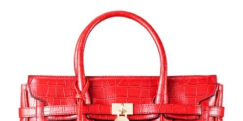 Product, Bag, Textile, Red, White, Luggage and bags, Style, Pattern, Shoulder bag, Fashion, 