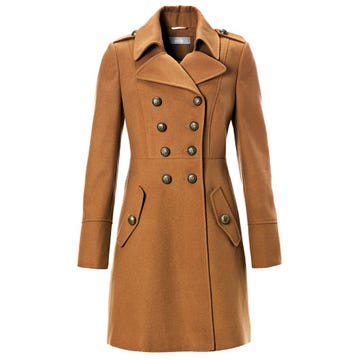 Coat, Brown, Product, Collar, Sleeve, Textile, Outerwear, Dress shirt, Khaki, Uniform, 