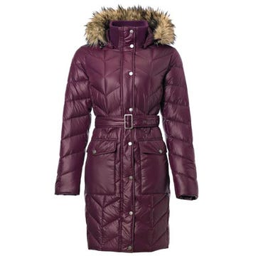 Brown, Jacket, Sleeve, Textile, Coat, Outerwear, Collar, Natural material, Fur clothing, Magenta, 