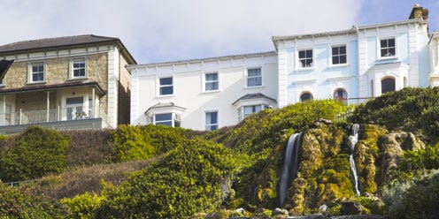 Window, Building, Real estate, House, Residential area, Stream, Waterfall, Home, Water feature, Roof, Window, Building, Real estate, House, Residential area, Stream, Waterfall, Home, Water feature, Roof,