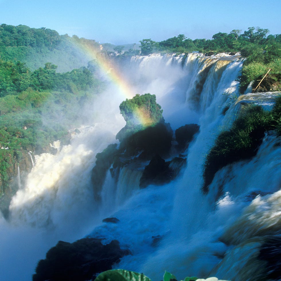Body of water, Nature, Vegetation, Natural landscape, Green, Water resources, Landscape, Nature reserve, Watercourse, Rainbow, 