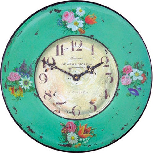 Pink, Teal, Turquoise, Aqua, Circle, Magenta, Clock, Home accessories, Creative arts, Paint, 