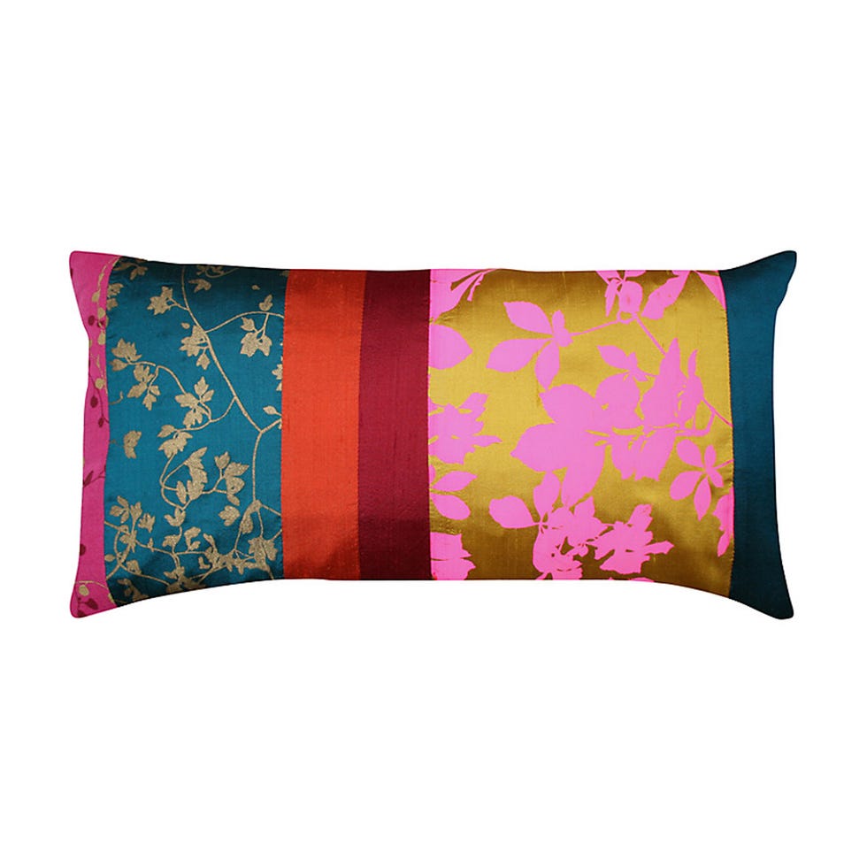 Product, Textile, Pink, Purple, Cushion, Linens, Orange, Pattern, Pillow, Throw pillow, 