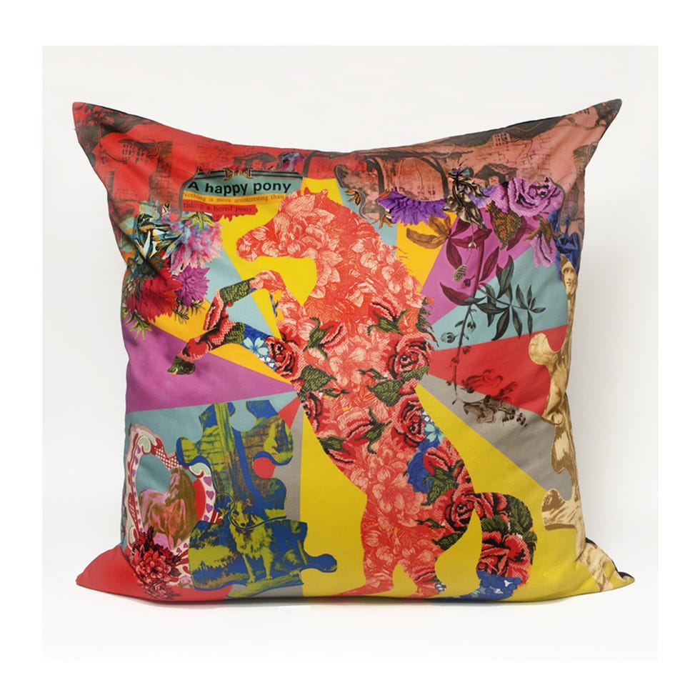 Yellow, Textile, Cushion, Purple, Pillow, Pattern, Orange, Throw pillow, Undergarment, Linens, 