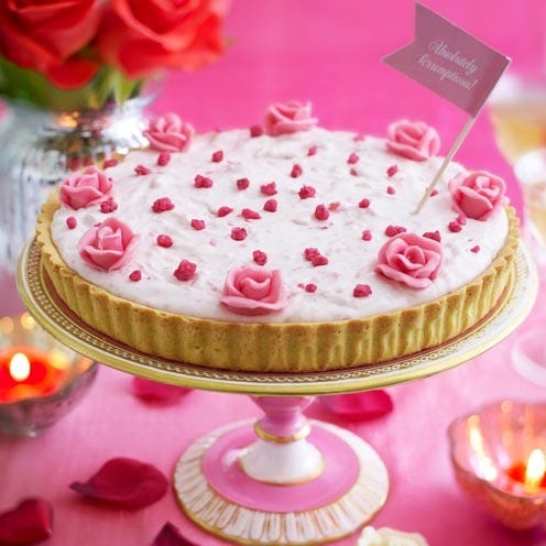 Cuisine, Sweetness, Food, Dessert, Ingredient, Pink, Cake, Baked goods, Dish, Serveware, 