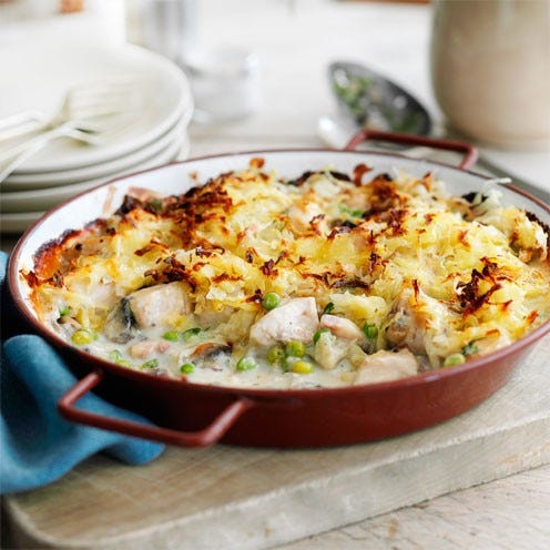 chicken pie recipe rosti topped chicken
