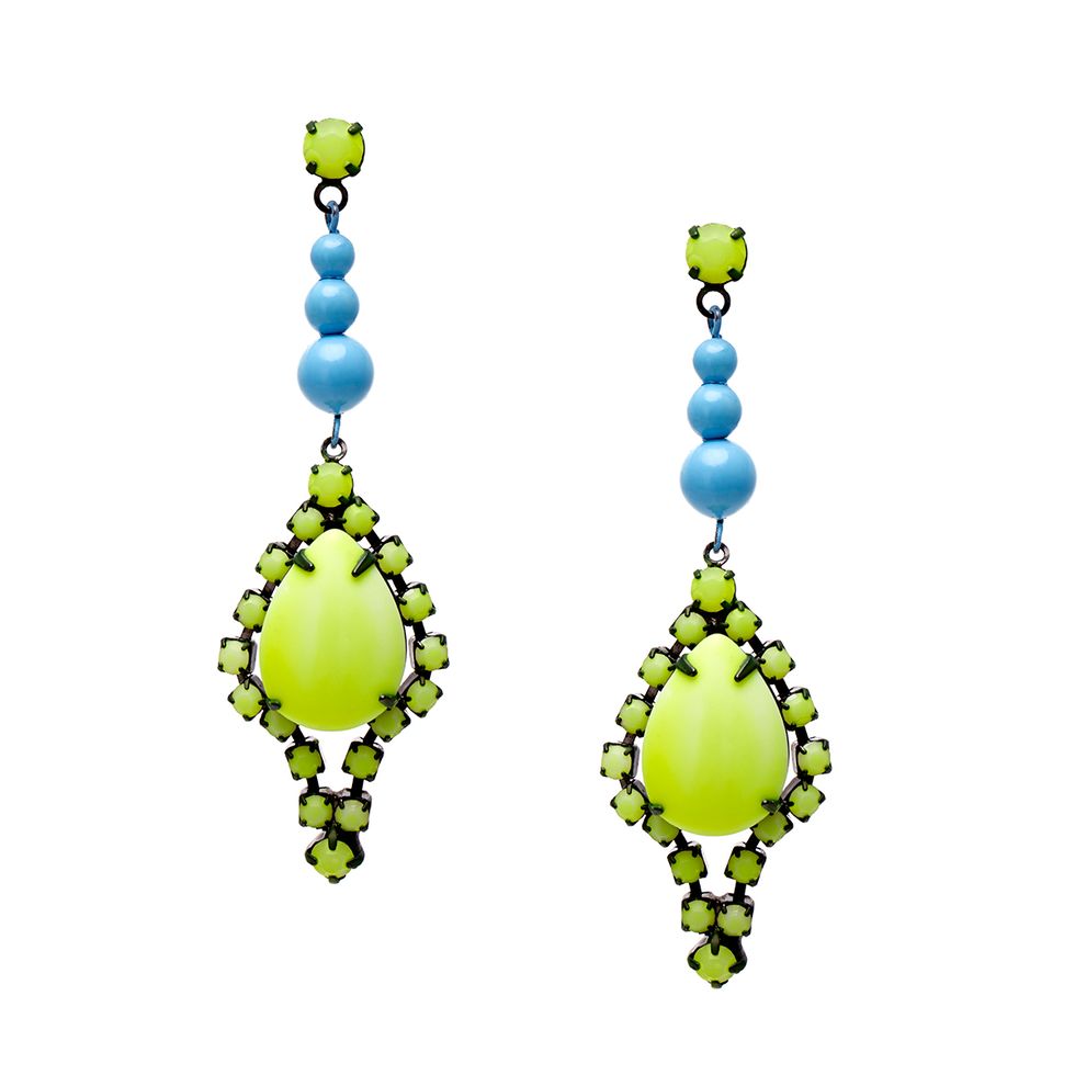 Green, Earrings, Aqua, Jewellery, Fashion accessory, Teal, Art, Turquoise, Body jewelry, Natural material, 