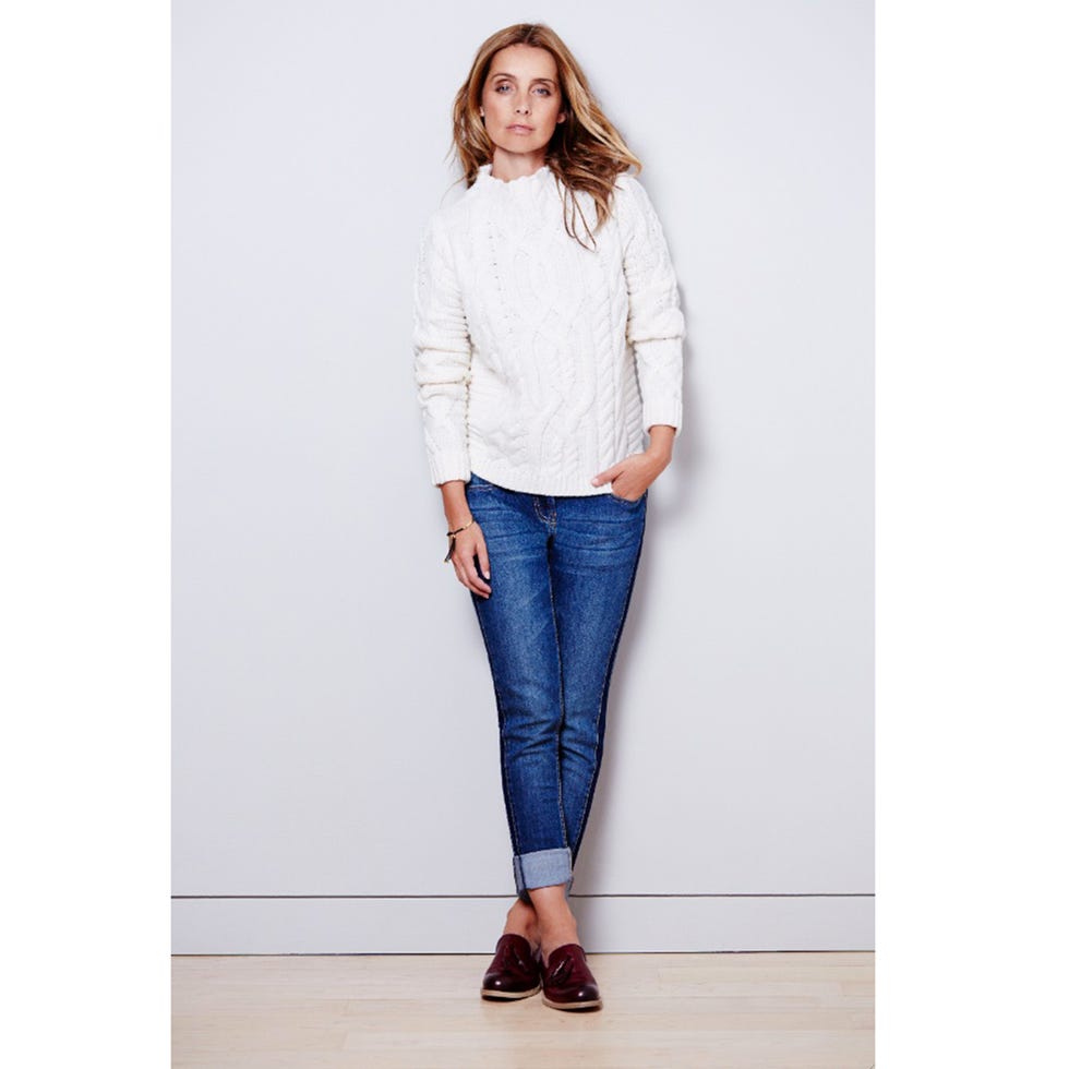 Clothing, Footwear, Leg, Product, Brown, Denim, Sleeve, Trousers, Collar, Jeans, 