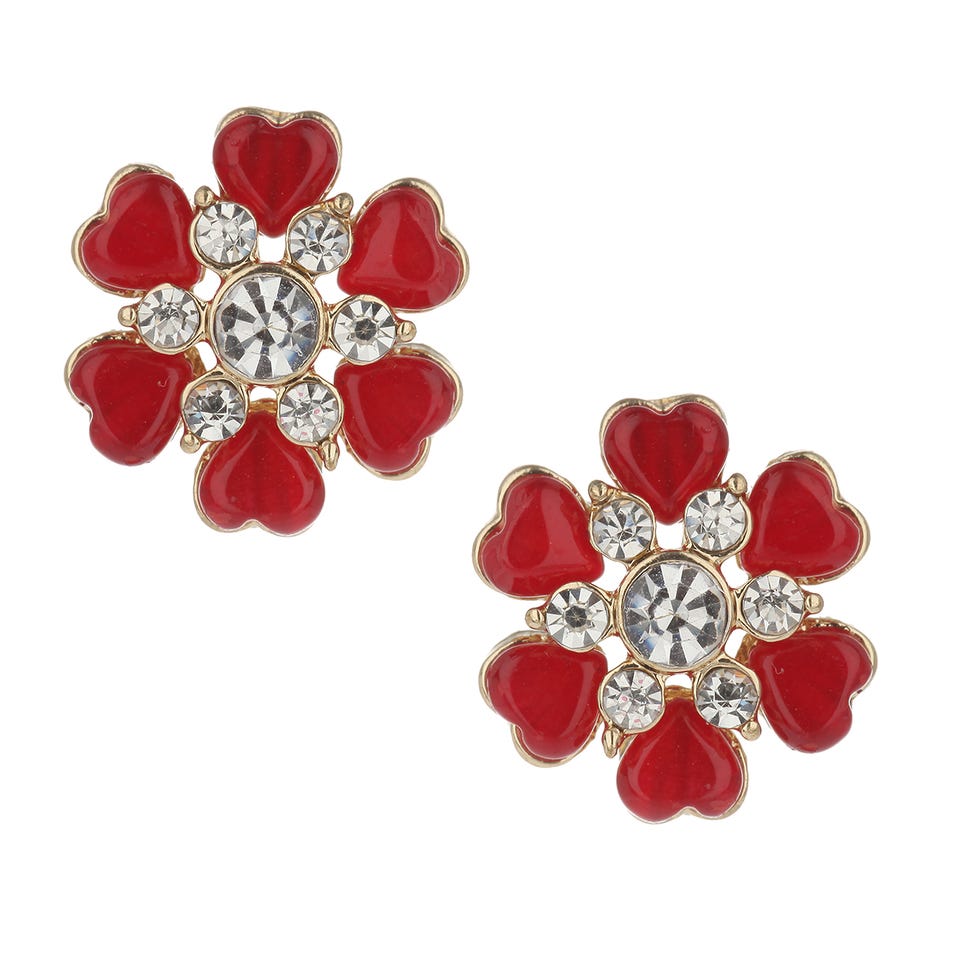 Red, Fashion accessory, Jewellery, Natural material, Body jewelry, Brooch, Art, Gemstone, Maroon, Jewelry making, 