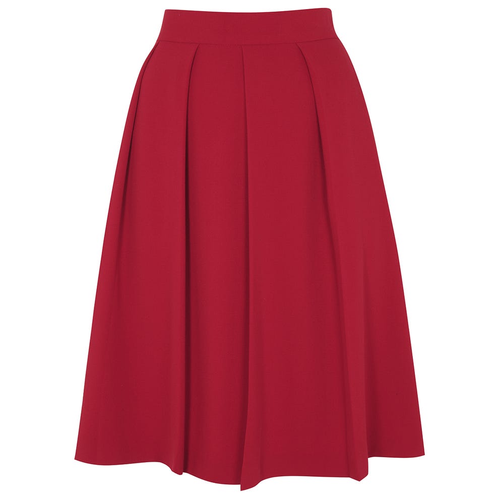 Sleeve, Textile, Red, Maroon, Orange, Costume, Carmine, Magenta, Costume design, Waist, 