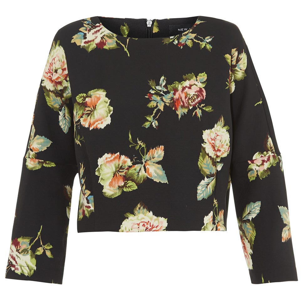 Yellow, Sleeve, Textile, Pattern, Fashion, Design, Sweater, Button, Pattern, Floral design, 