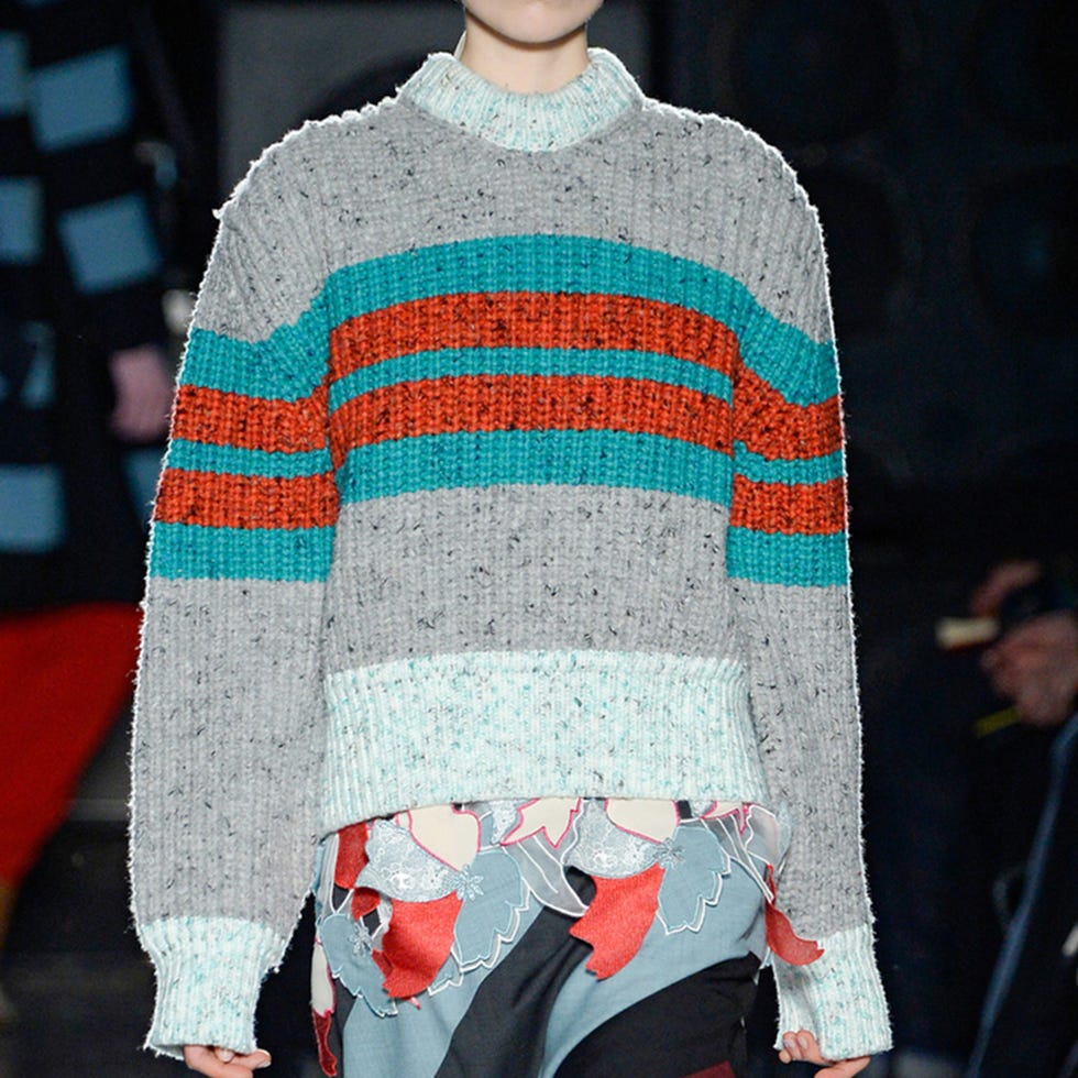 Winter, Sleeve, Textile, Joint, Outerwear, Sweater, Wool, Street fashion, Woolen, Pattern, 