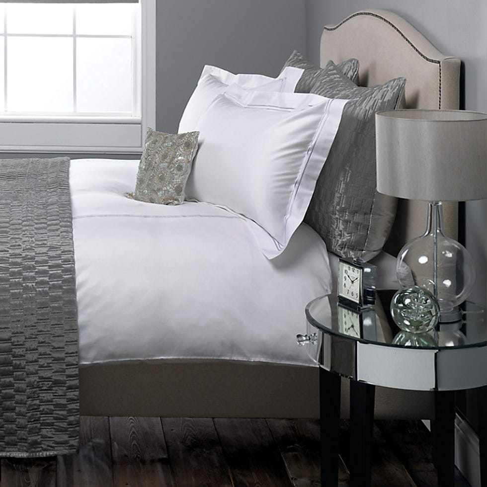 Property, Room, Interior design, Textile, Pillow, Lamp, Wall, Bedding, Cushion, Style, 