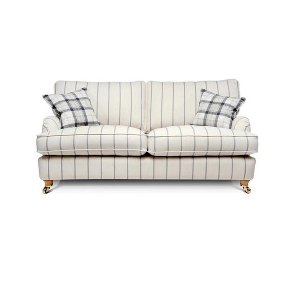 Brown, White, Couch, Furniture, Style, Living room, Rectangle, Black, Grey, studio couch, 