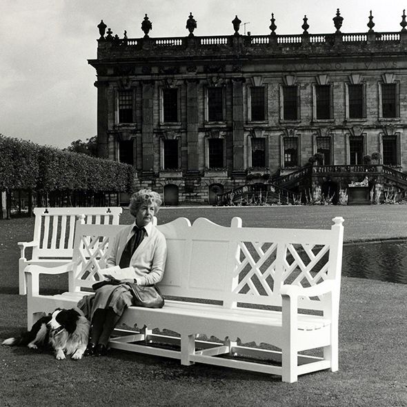 Outdoor furniture, Sitting, Comfort, Bench, Carnivore, Outdoor bench, Monochrome, Dog breed, Dog, Companion dog, 