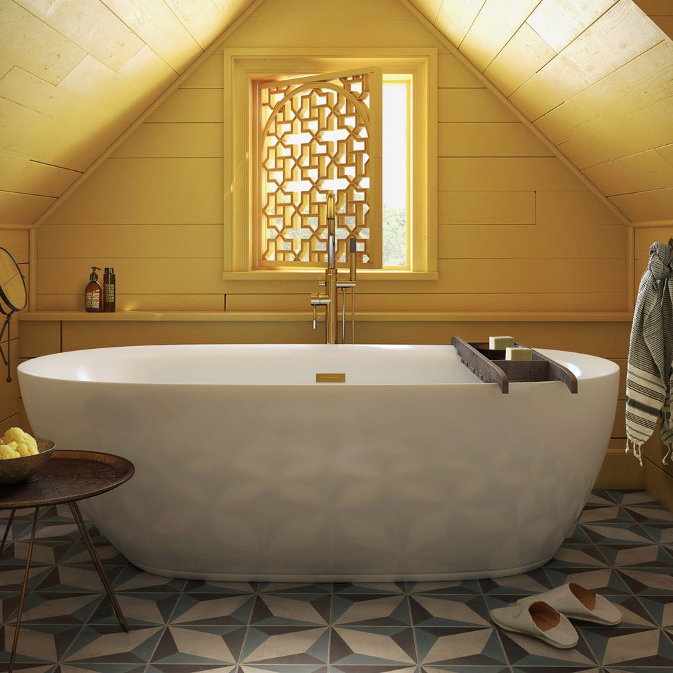 Interior design, Property, Room, Floor, Bathtub, Ceiling, Glass, Fixture, Interior design, Light fixture, 