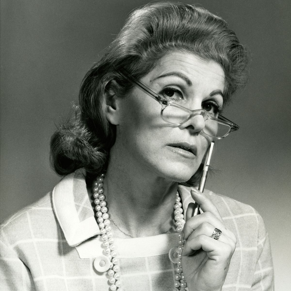 Clothing, Eyewear, Vision care, Glasses, Eyebrow, Jewellery, Fashion accessory, Necklace, Portrait, Portrait photography, 