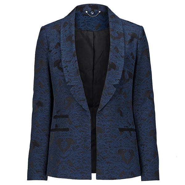 Clothing, Coat, Collar, Sleeve, Textile, Outerwear, Pattern, Blazer, Fashion, Button, 