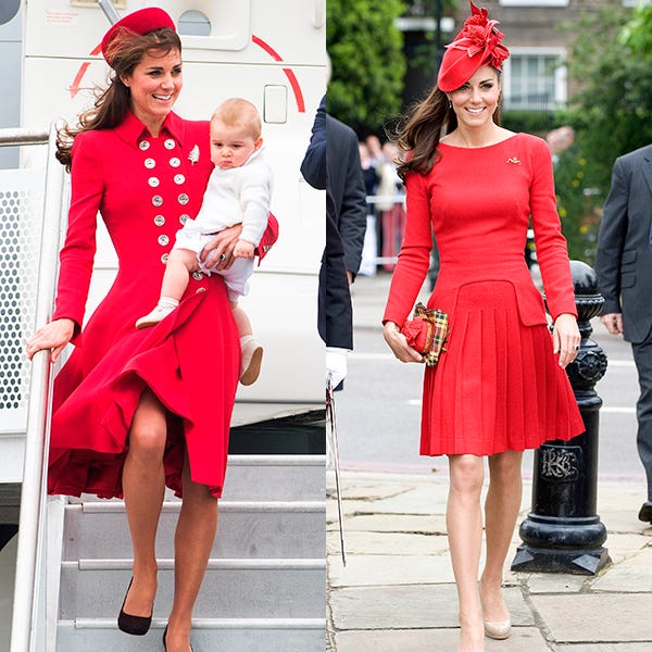Clothing, Face, Leg, Trousers, Red, Flag, Outerwear, Coat, Dress, Fashion accessory, 
